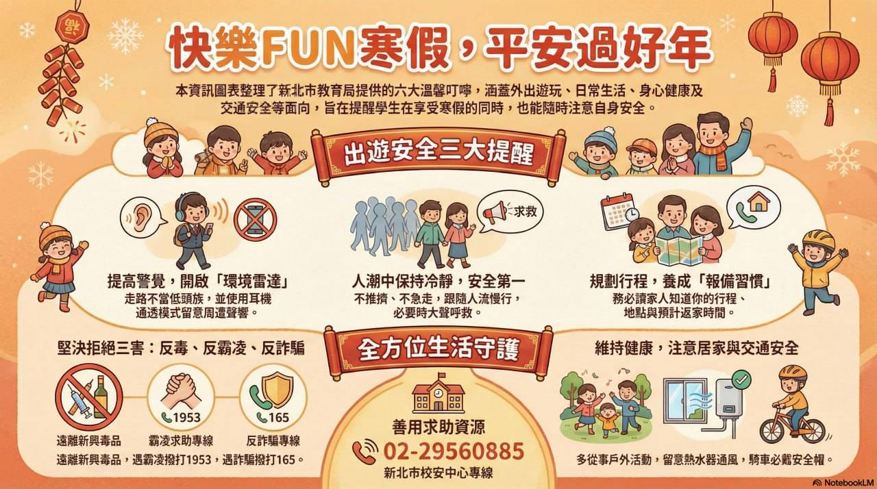 快樂FUN寒假 平安過好年